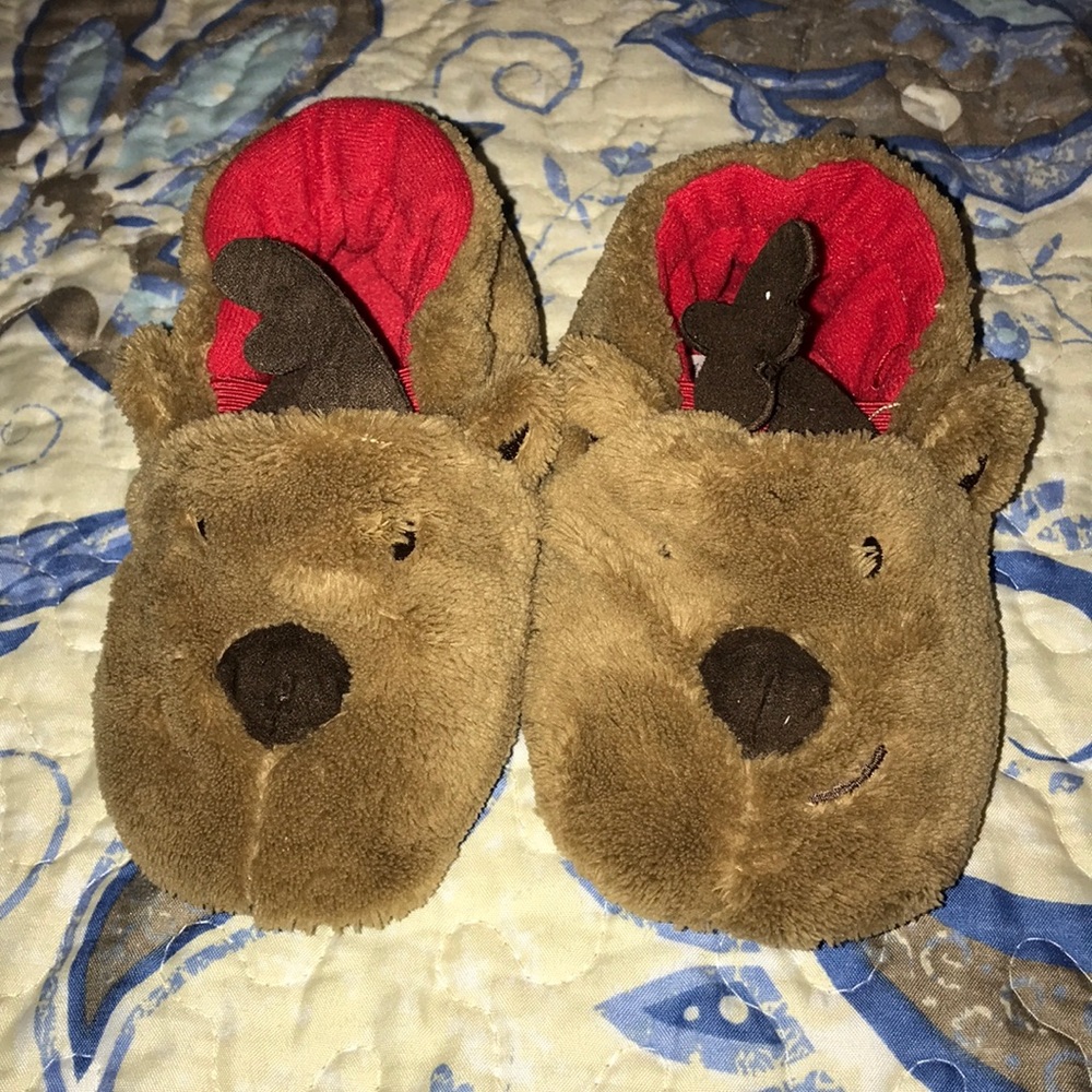 Toddler Reindeer Slippers